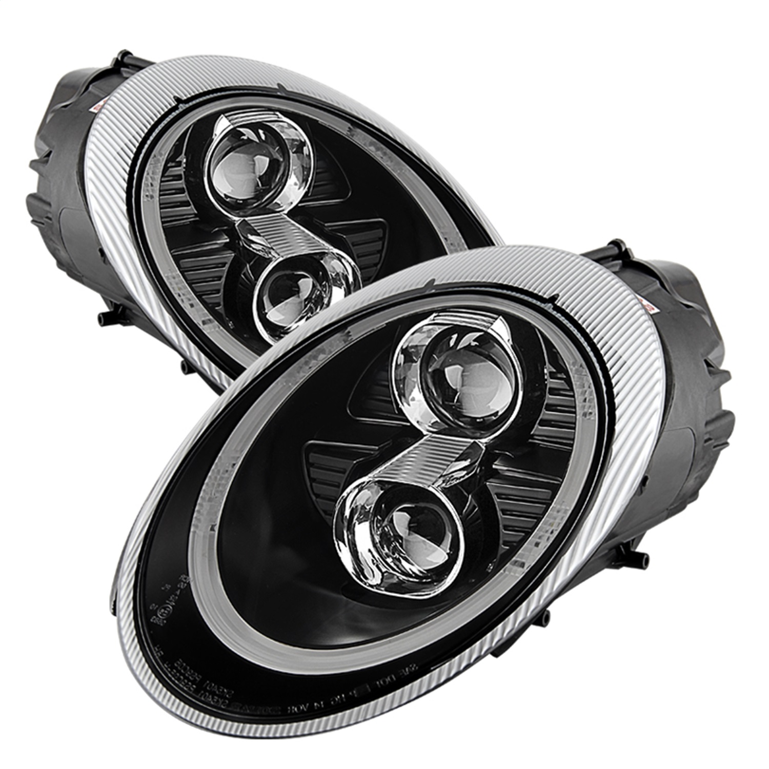 Spyder Auto 5080103 DRL LED Projector Headlights Fits 05-09 911