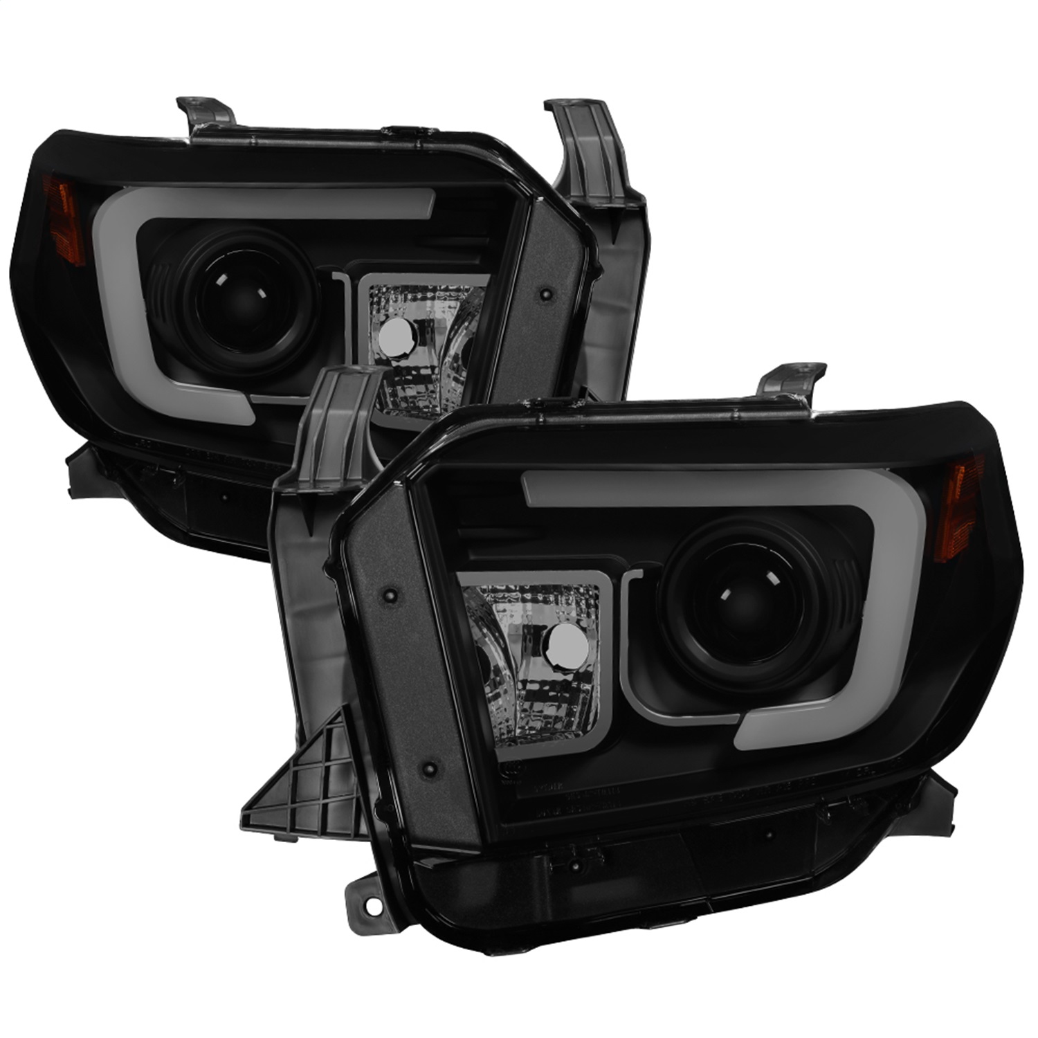 Spyder Auto 5080165 DRL Projector Headlights Fits 14-18 Tundra