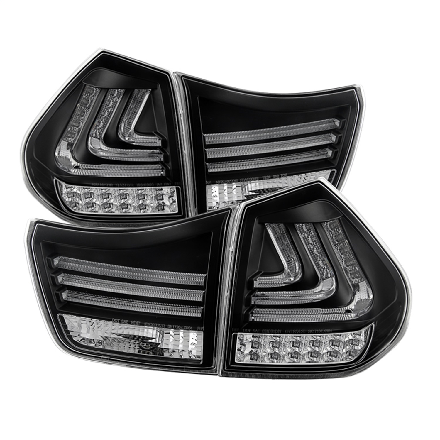 Spyder Auto 5080837 LED Tail Lights Fits 04-09 RX330 RX350