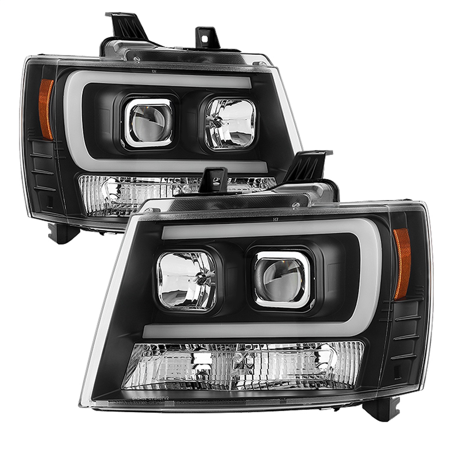 Spyder Projector Headlights, Fits Suburban 1500/2500 07-14 / Tahoe 07-14