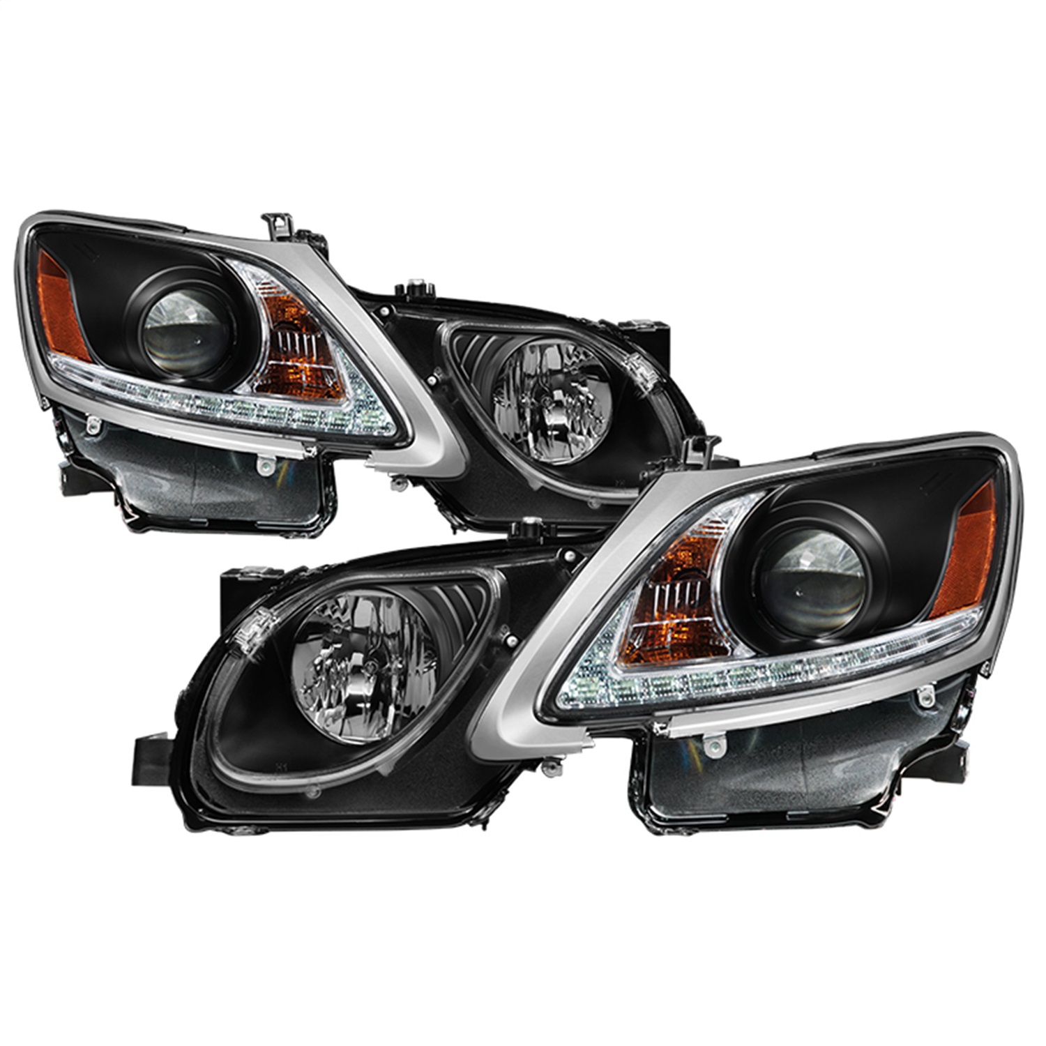 Spyder Auto 5082800 DRL LED Projector Headlights Fits GS300 GS350 GS450h GS460