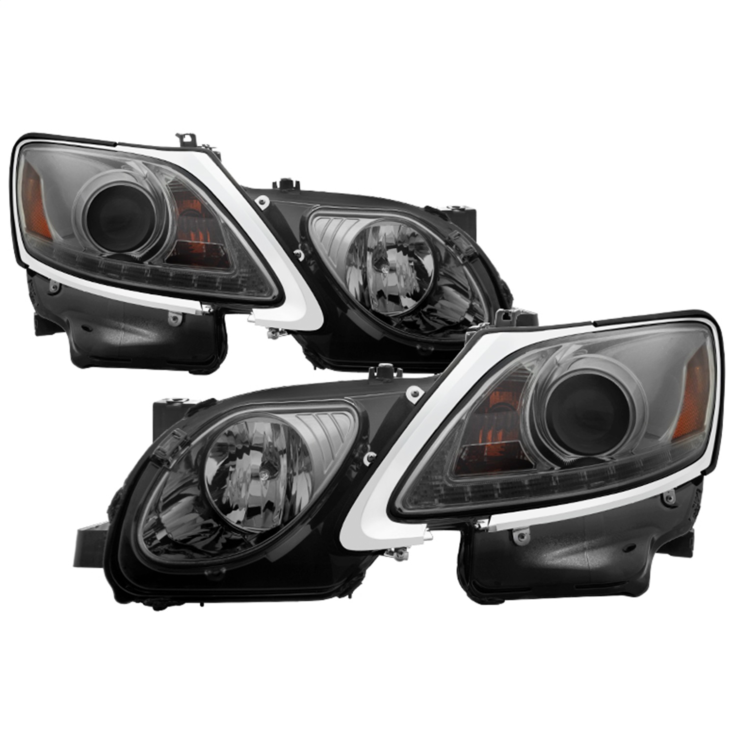 Spyder Auto 5082817 DRL LED Projector Headlights Fits GS300 GS350 GS450h GS460