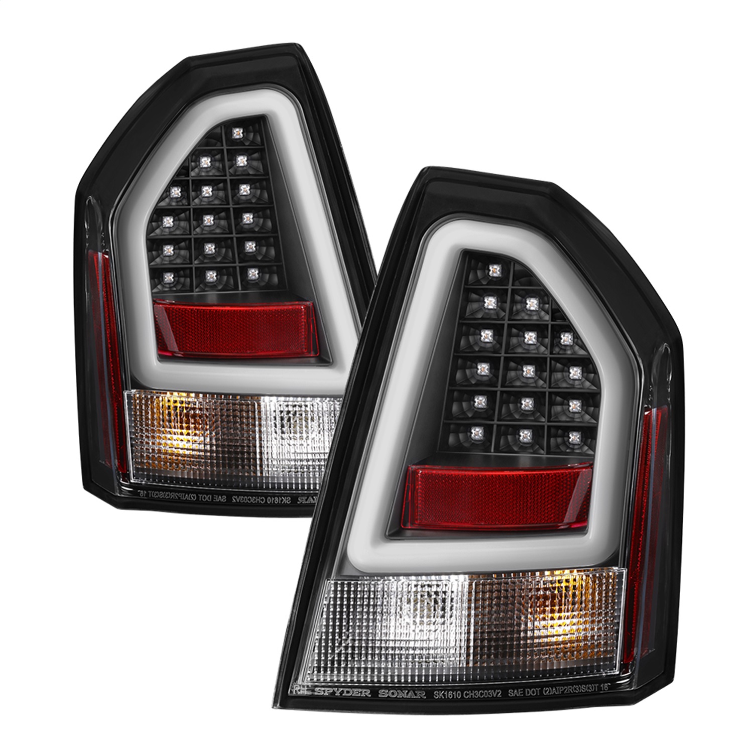 Spyder Auto 5083357 Light Bar LED Tail Lights Fits 05-07 300