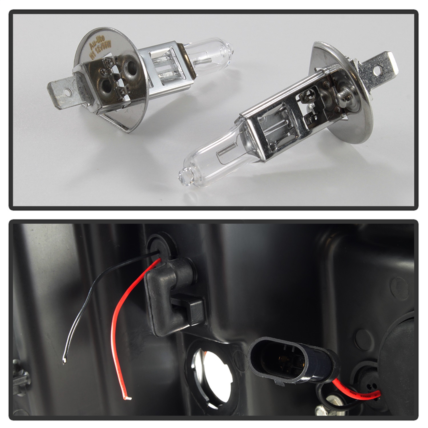 5083609 Spyder Automotive Headlight Assembly Projector Beam With LED