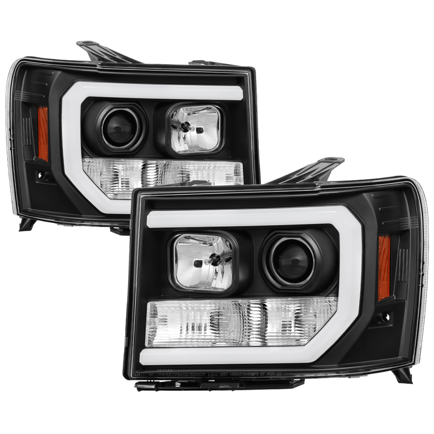 Spyder Auto 5083630 Light Bar DRL LED Projector Headlights
