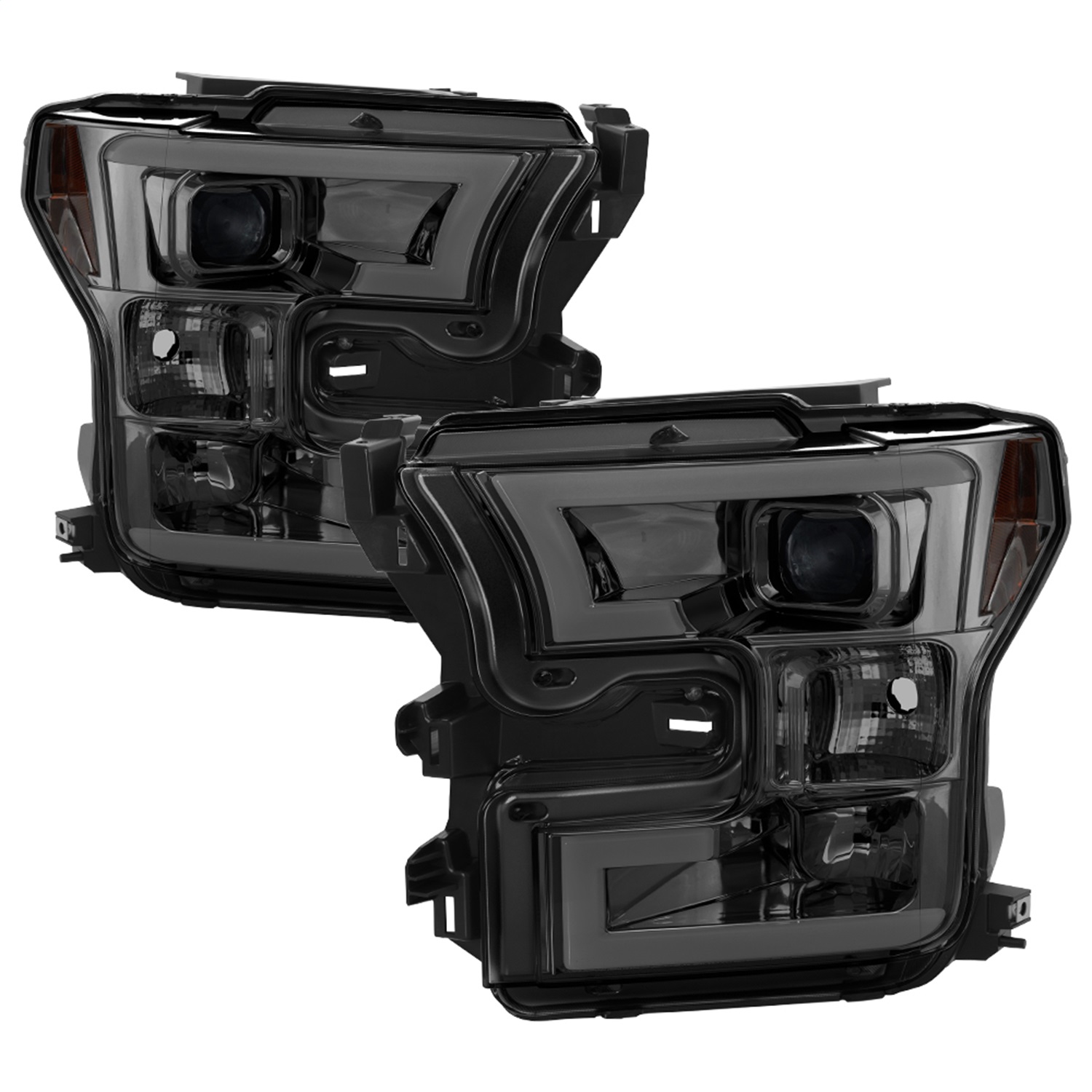 Spyder Auto 5083678 DRL LED Projector Headlights Fits 15-17 F-150
