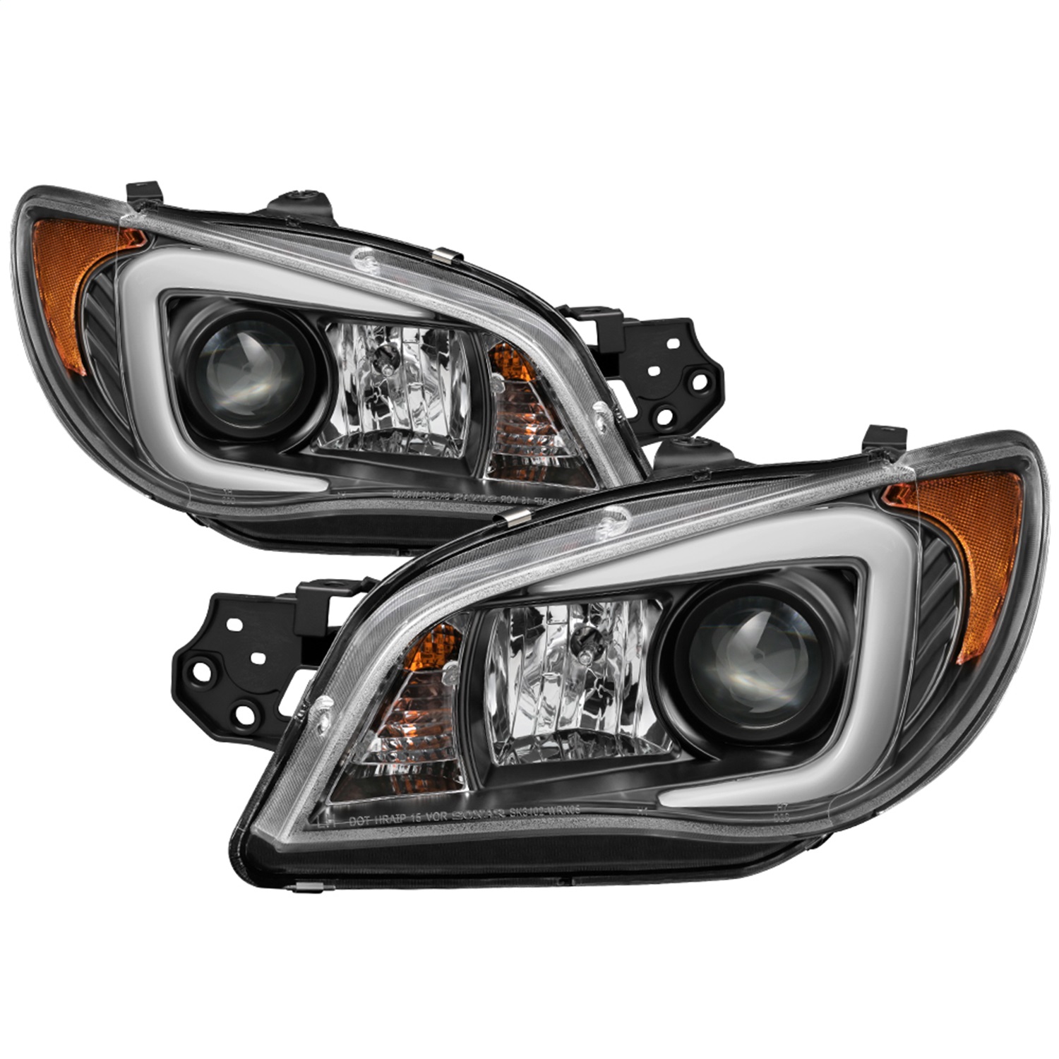 Spyder Auto 5083913 DRL LED Projector Headlights Fits 06-07 Impreza