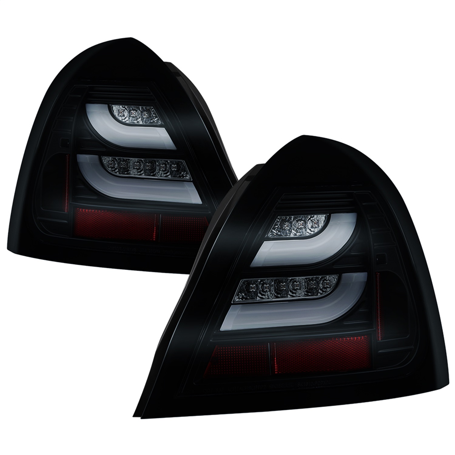 Spyder Fit 04-08 Pontiac Grand Prix Light Bar LED Tail Light - Black Smoke