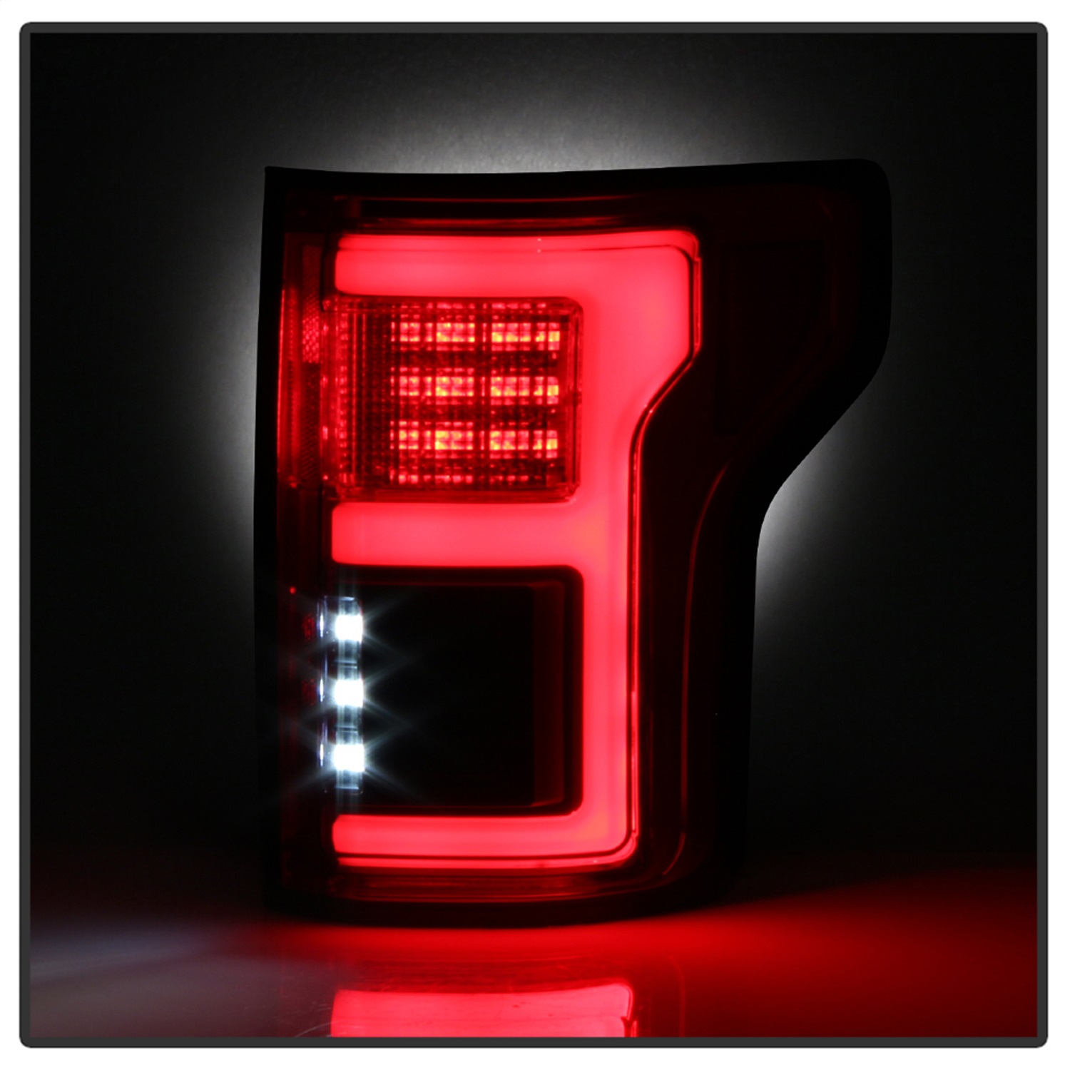 15-18 F150 Ltbar Taillight Red Clr 5