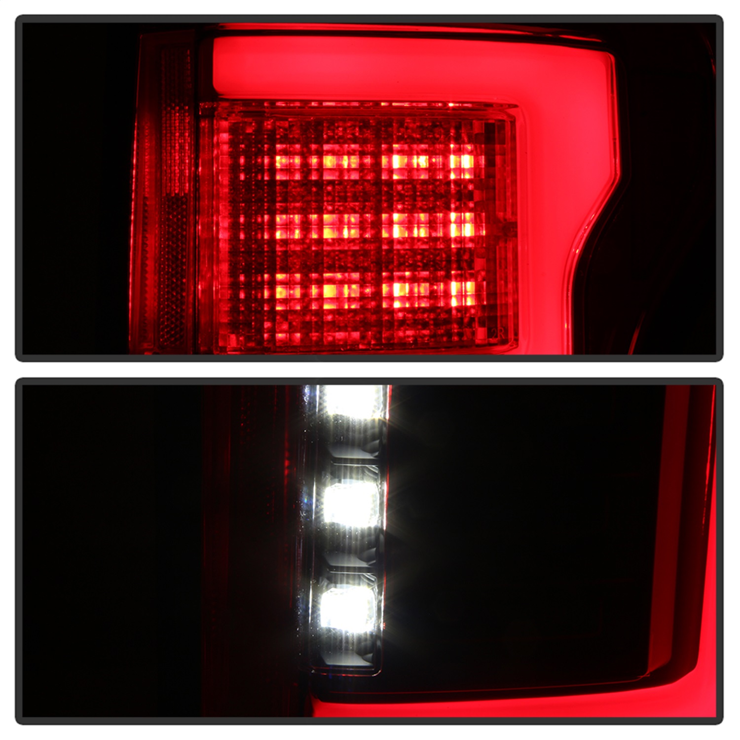 15-18 F150 Ltbar Taillight Red Clr 6