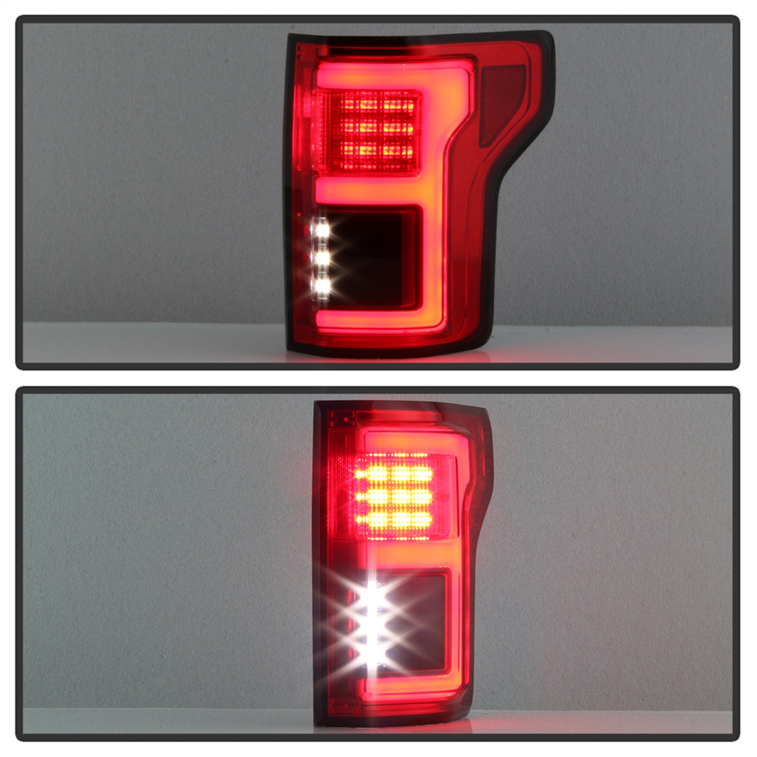 15-18 F150 Ltbar Taillight Red Clr 7