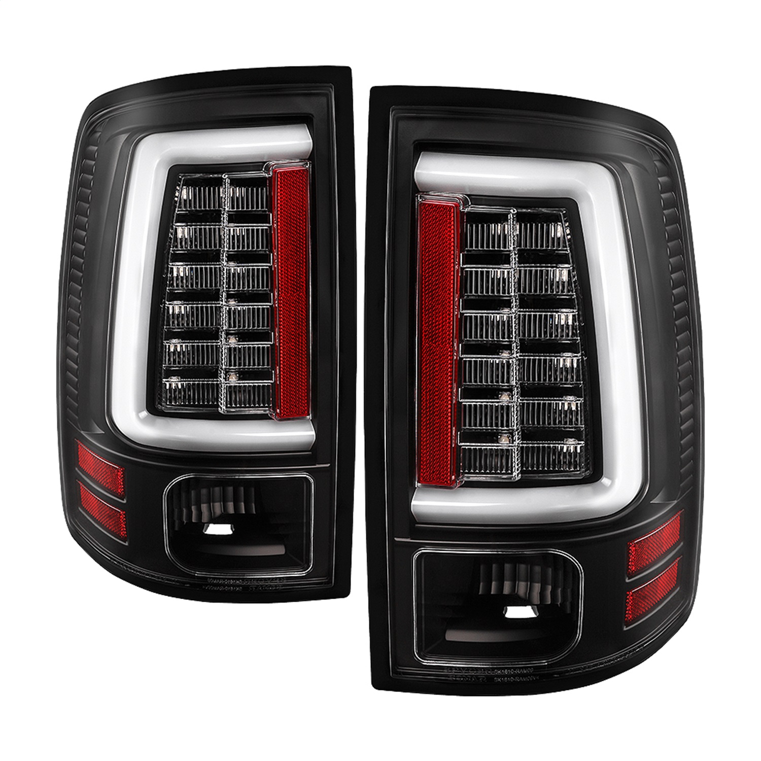 Spyder Auto 5085931 LED Tail Lights Fits 13-18 1500 2500 3500