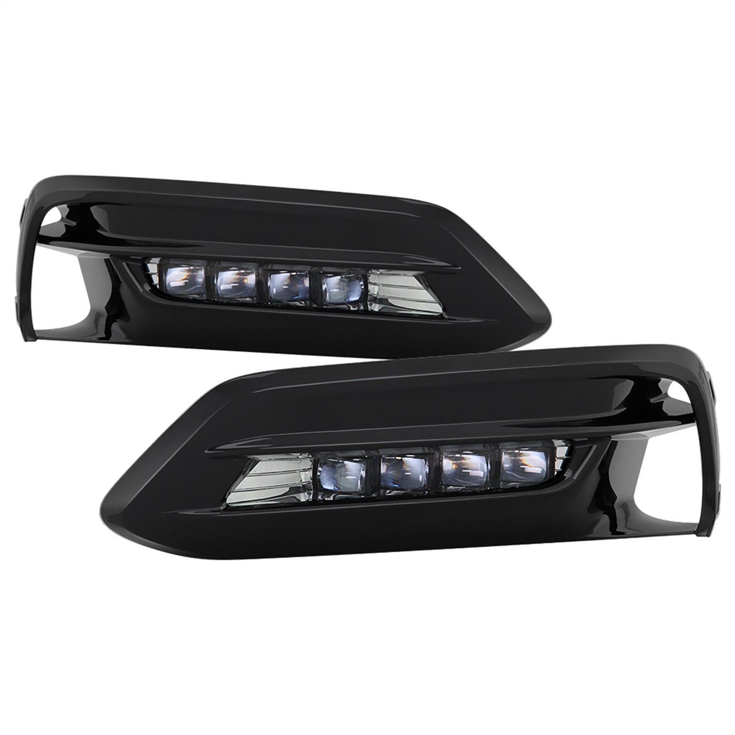 Spyder Fit 18-19 Honda Accord Sedan OEM LED Fog Lights w/OEM Fit Switch - Clear