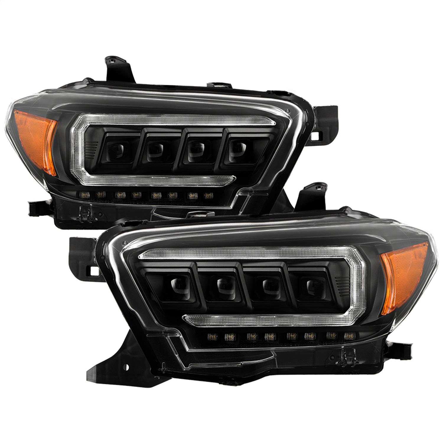 Spyder Fit 16-20 Toyota Tacoma LED Model Only High-Power LED Headlights