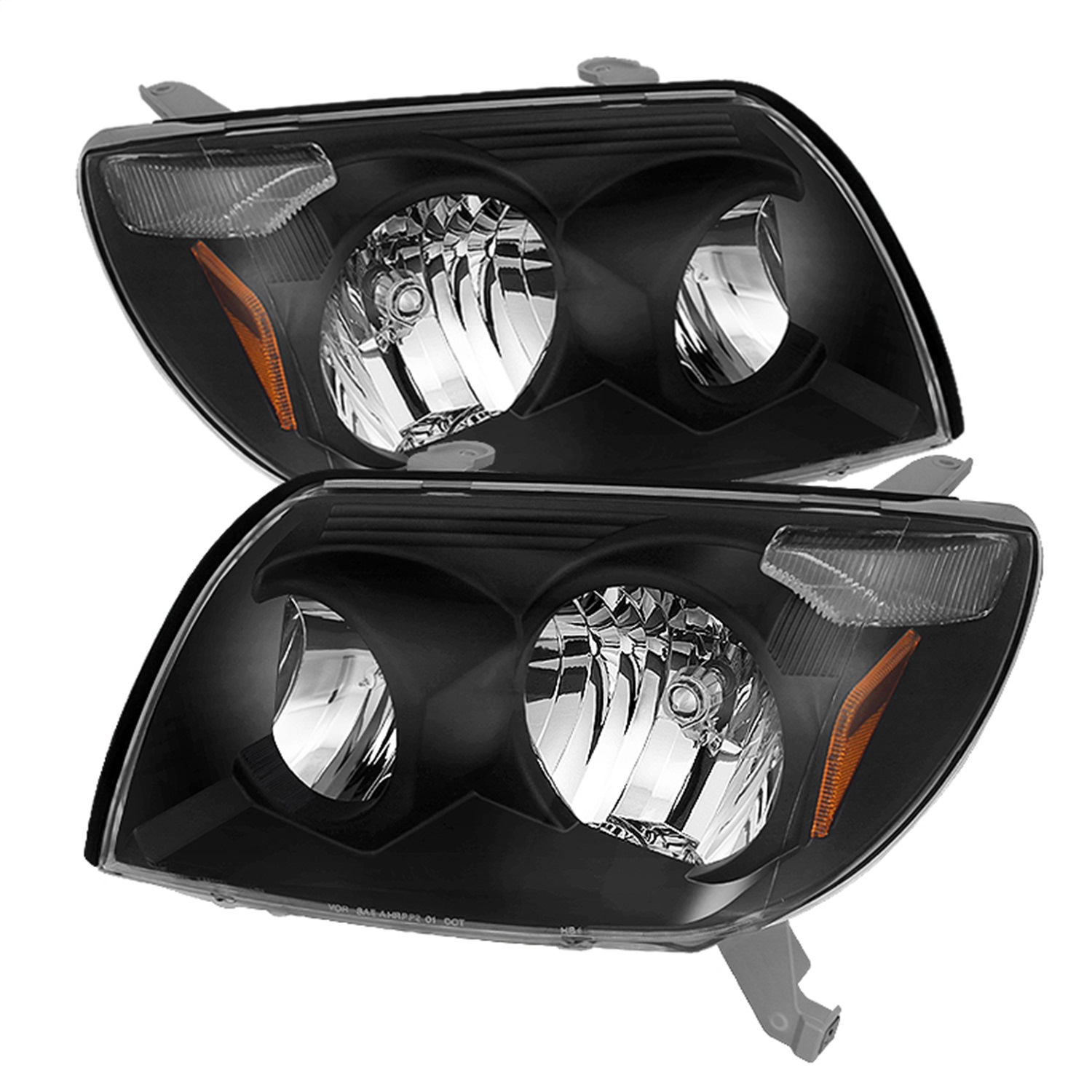 xTune Fits Toyota 4Runner 03-05 Crystal Headlights Black HD-JH-T4R03-AM-BK