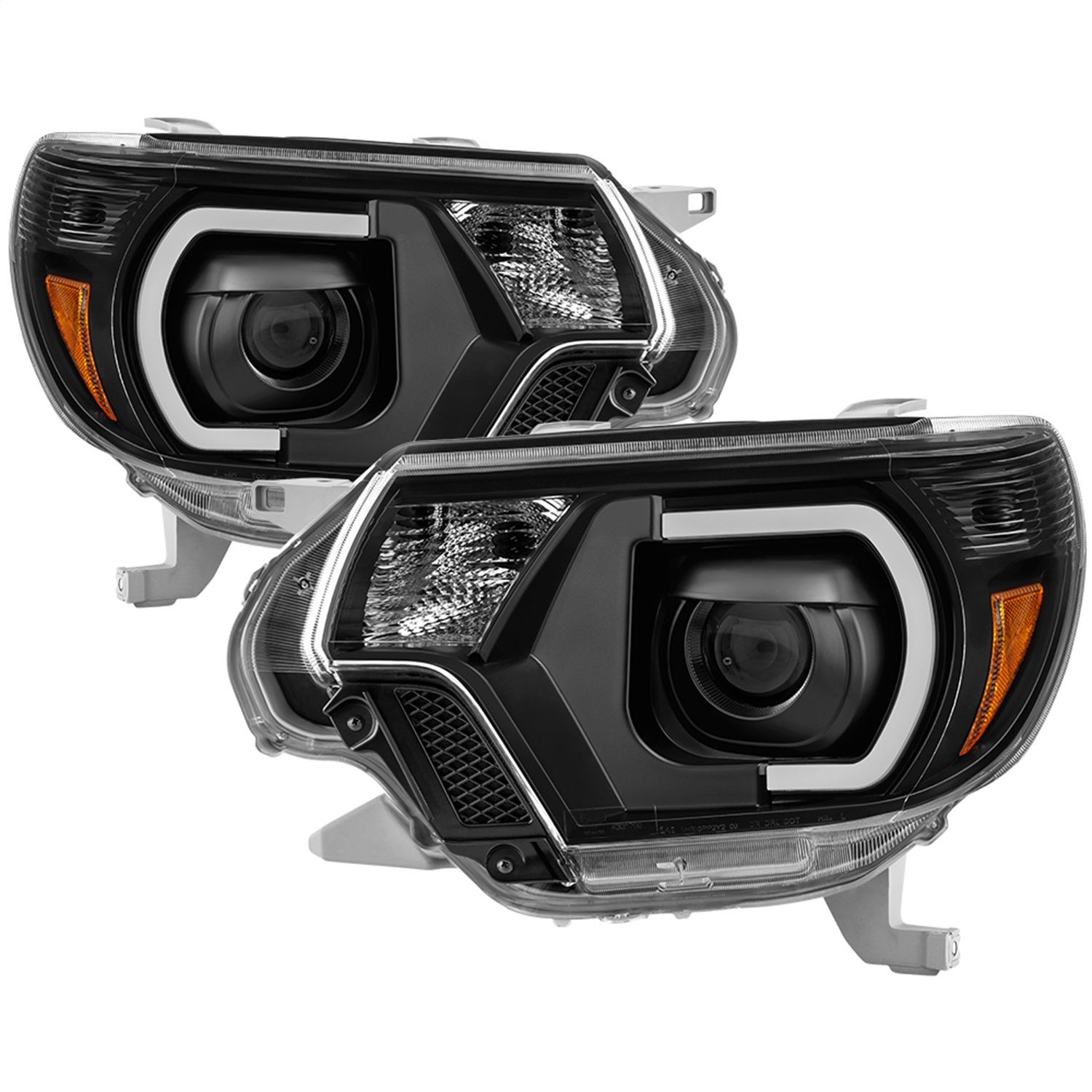 Spyder Auto 9037542 XTune DRL Light Bar Projector Headlights Fits 12-15 Tacoma