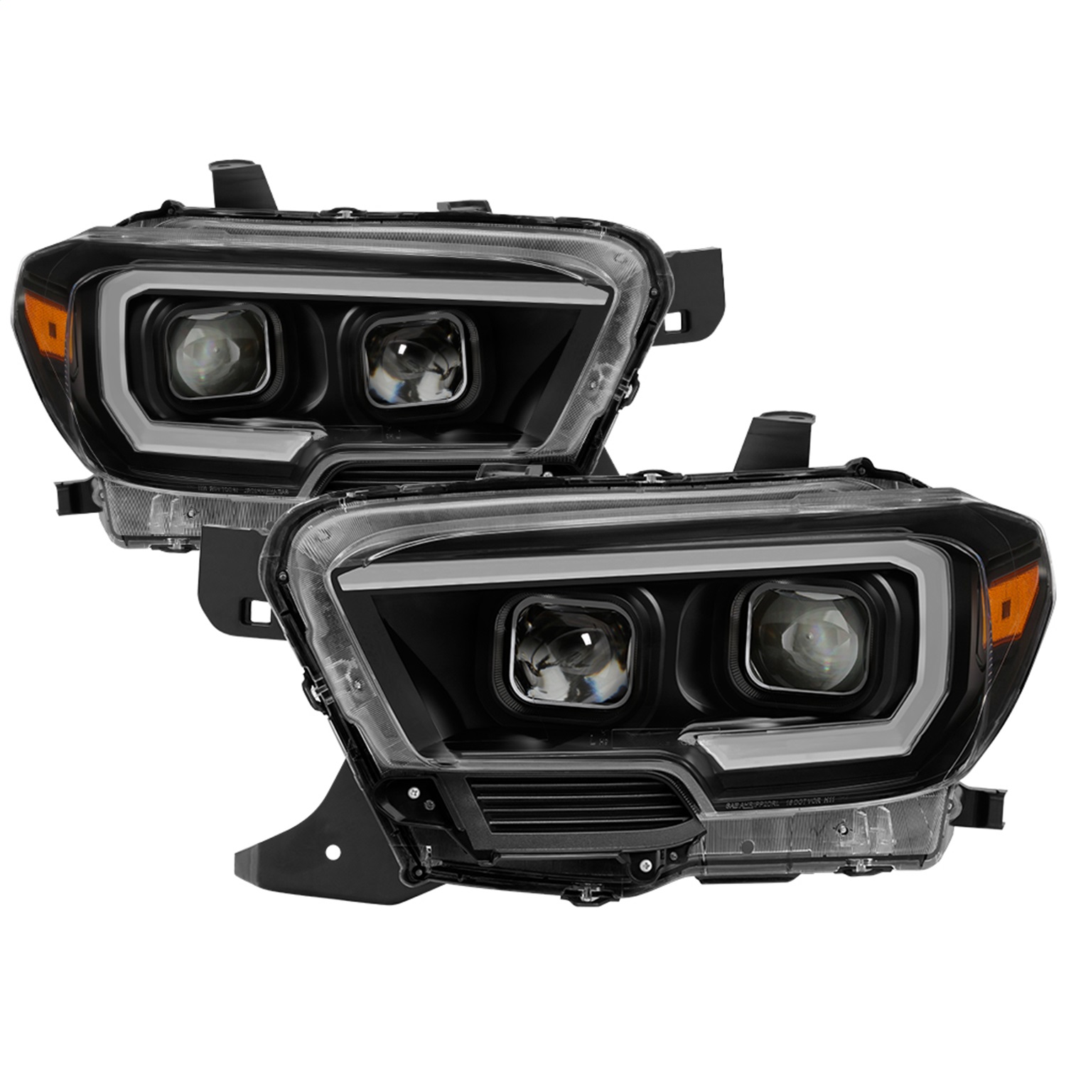Spyder Auto 9039256 XTune DRL Light Bar Projector Headlights Fits 16-18 Tacoma