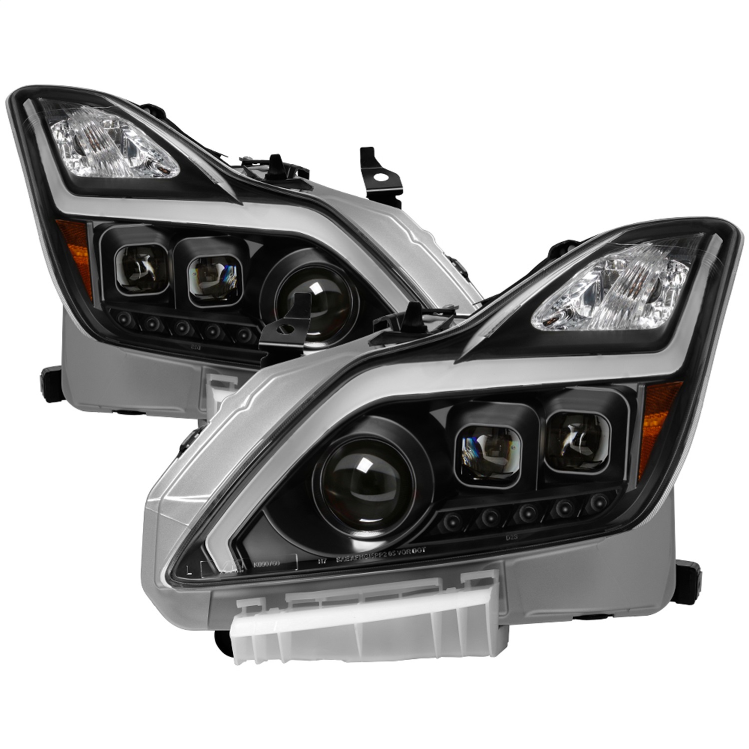 Spyder Auto 9039331 XTune DRL Light Bar Projector Headlights Fits 08-13 G37