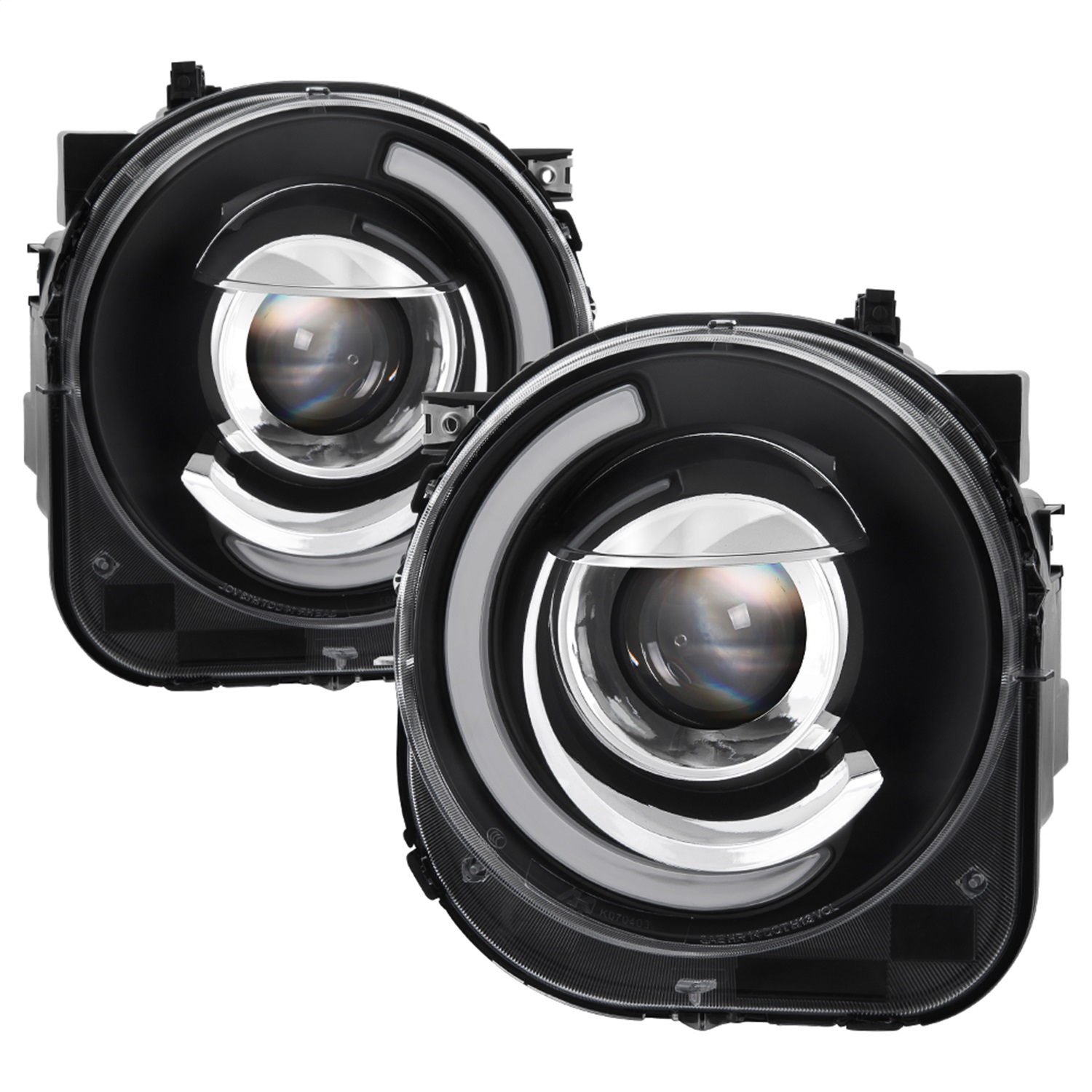 Spyder Auto 9039720 XTune DRL Light Bar Projector Headlights Fits 15-17 Renegade