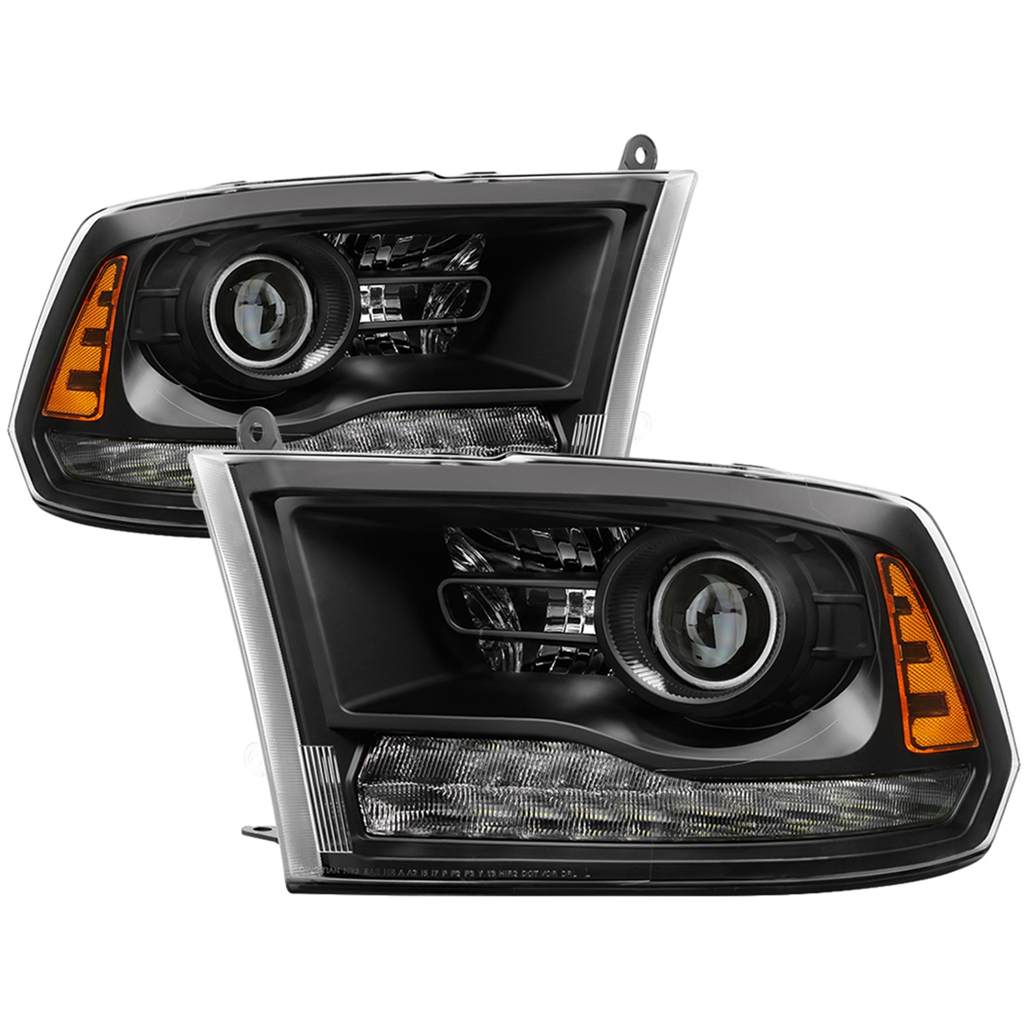 Spyder Auto 9040238 XTune Projector Headlights Fits 13-18 1500 2500 3500