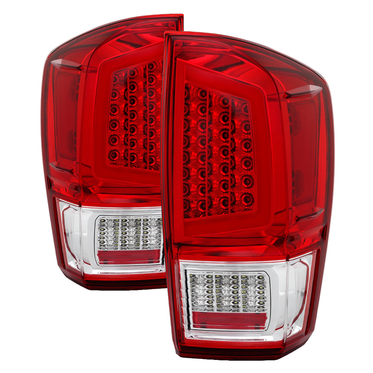 Spyder Fit 15-18 Ford F-150 LED Tail Lights (w/Blind Spot) - Black Smoke