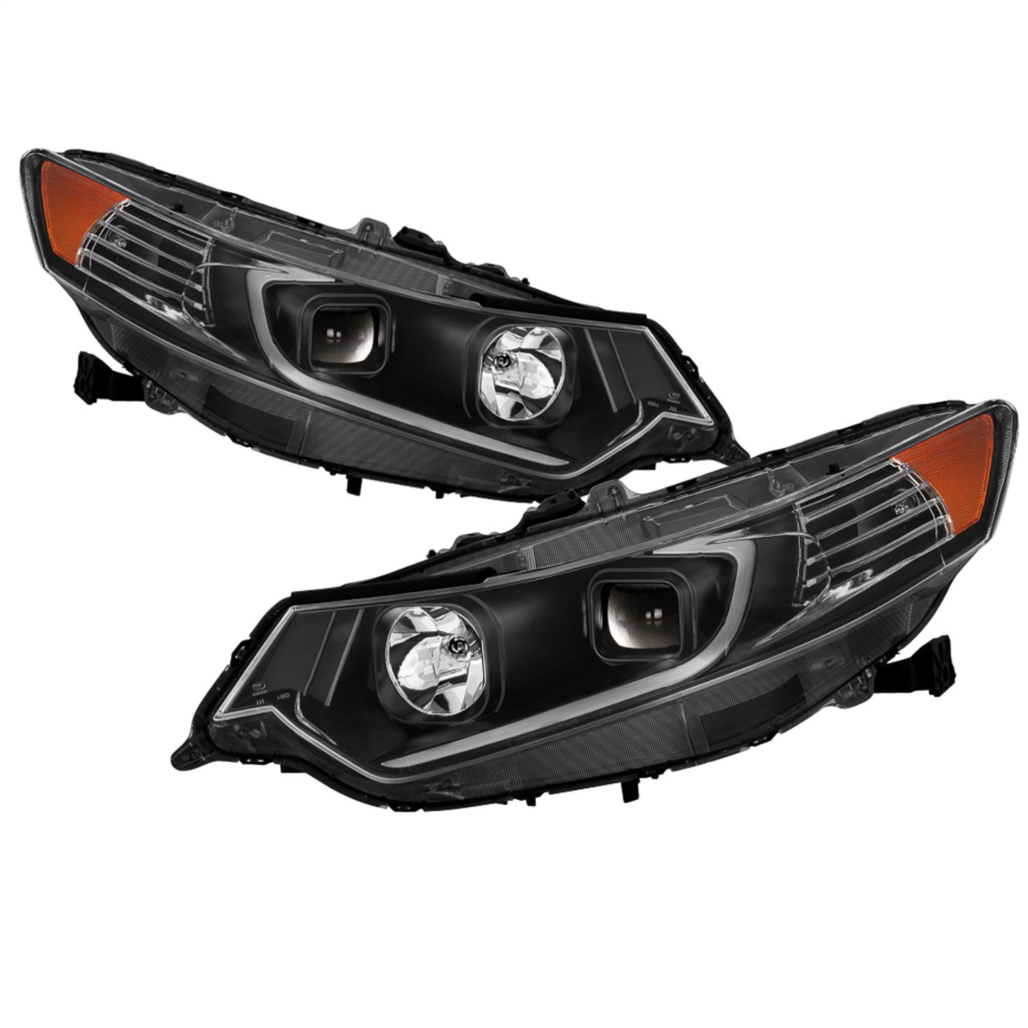 Spyder Auto 9042218 Light Bar DRL Projector Headlights Fits 09-14 TSX