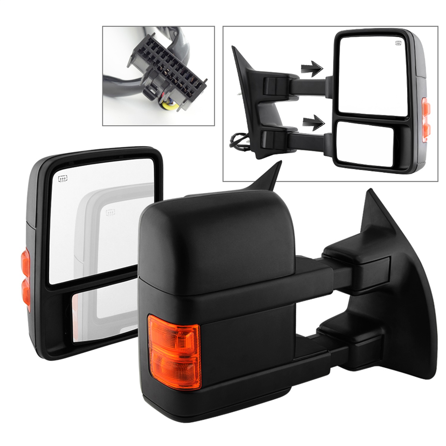 Spyder Auto 9935756 XTune Door Mirror Set | eBay