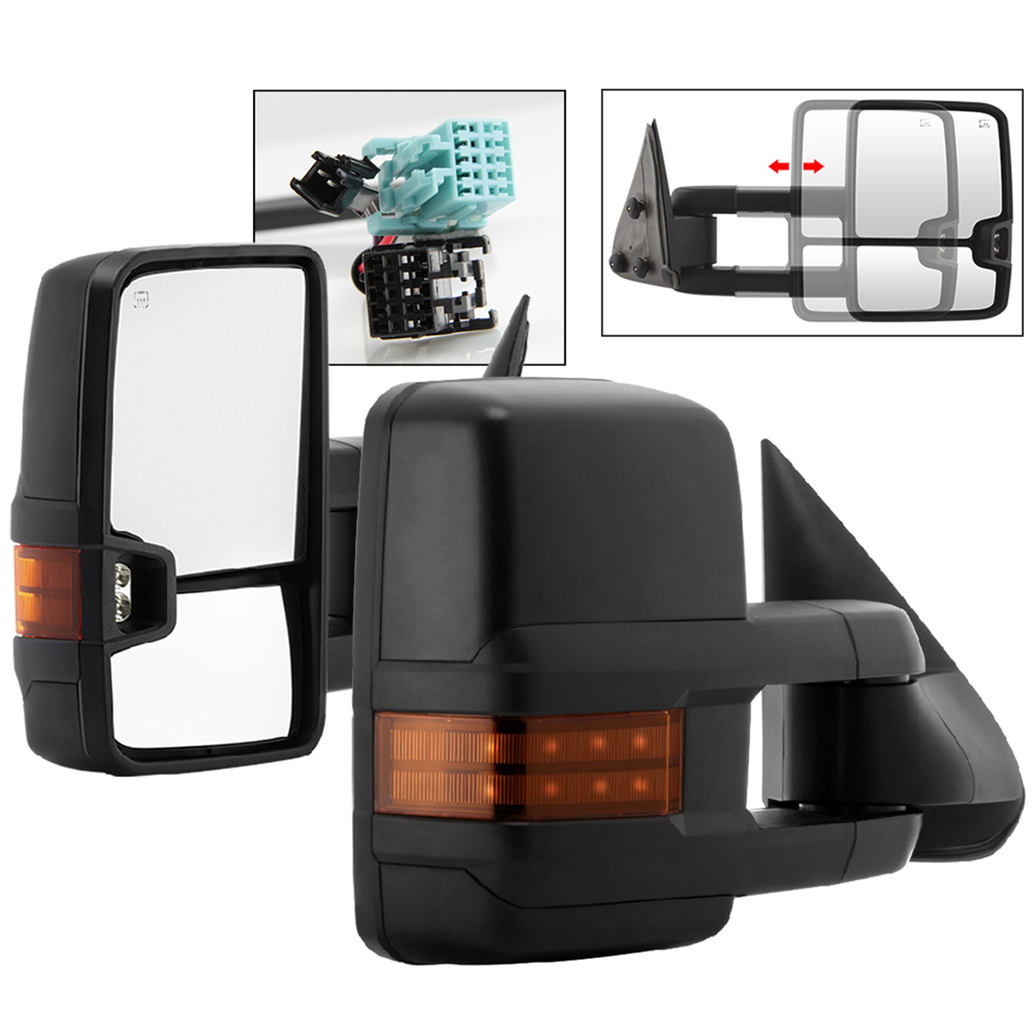 Spyder Auto 9936685 XTune Door Mirror Set