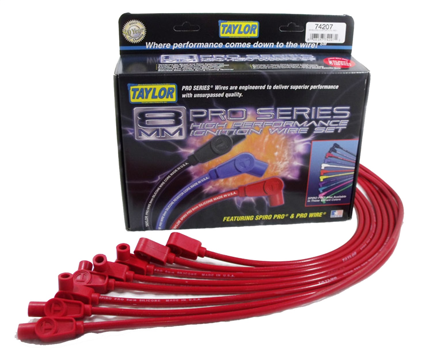 Taylor Cable Taylor Spark Plug Wire Set 8mm SBC 74207 Taylor Cable Taylor Spark Plug Wire Set 8mm SBC 74207