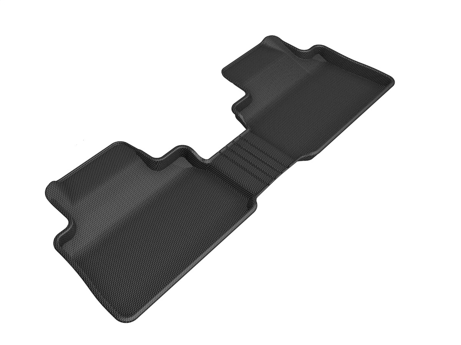 3D MAXpider Fit 19-21 Audi E-Tron Kagu 2nd Row Floormats - Black