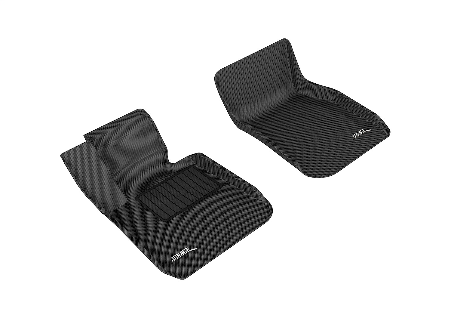 3D MAXpider Fit 2012-2019 BMW 3 Series F30/F34 Kagu 1st Row Floormat - Black