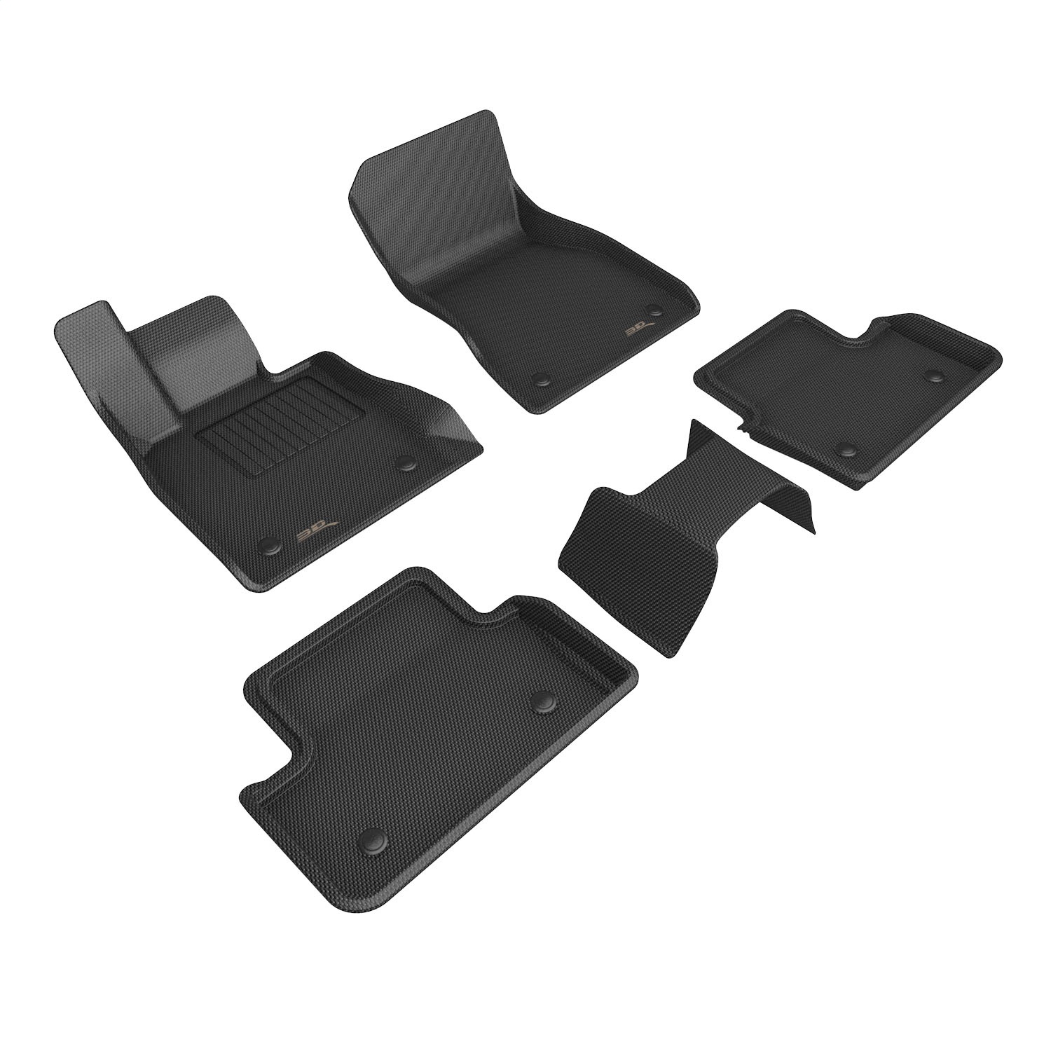 3D MAXpider - L1BM15401509 - Front and Rear - Floor Mat Set