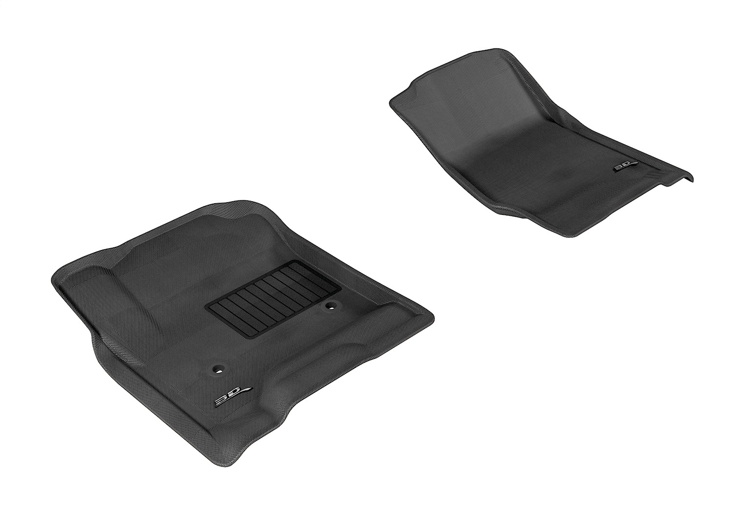 3D MAXpider Fit 2014-2020  Silverado Double Cab/Crew Cab Kagu 1st Row Floormat