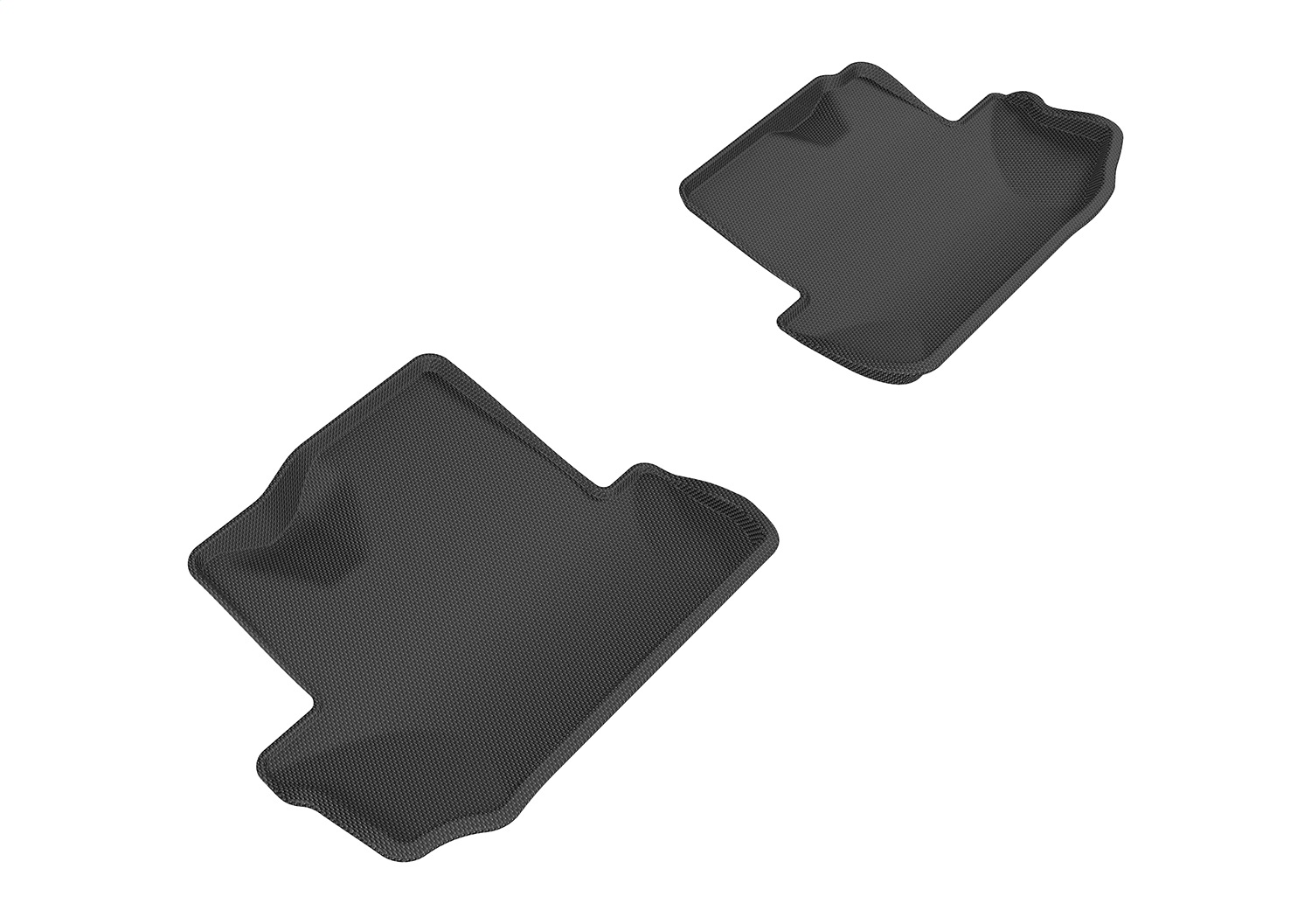 3D MAXpider Fit 2016-2020 Chevrolet Camaro Kagu 2nd Row Floormats - Black