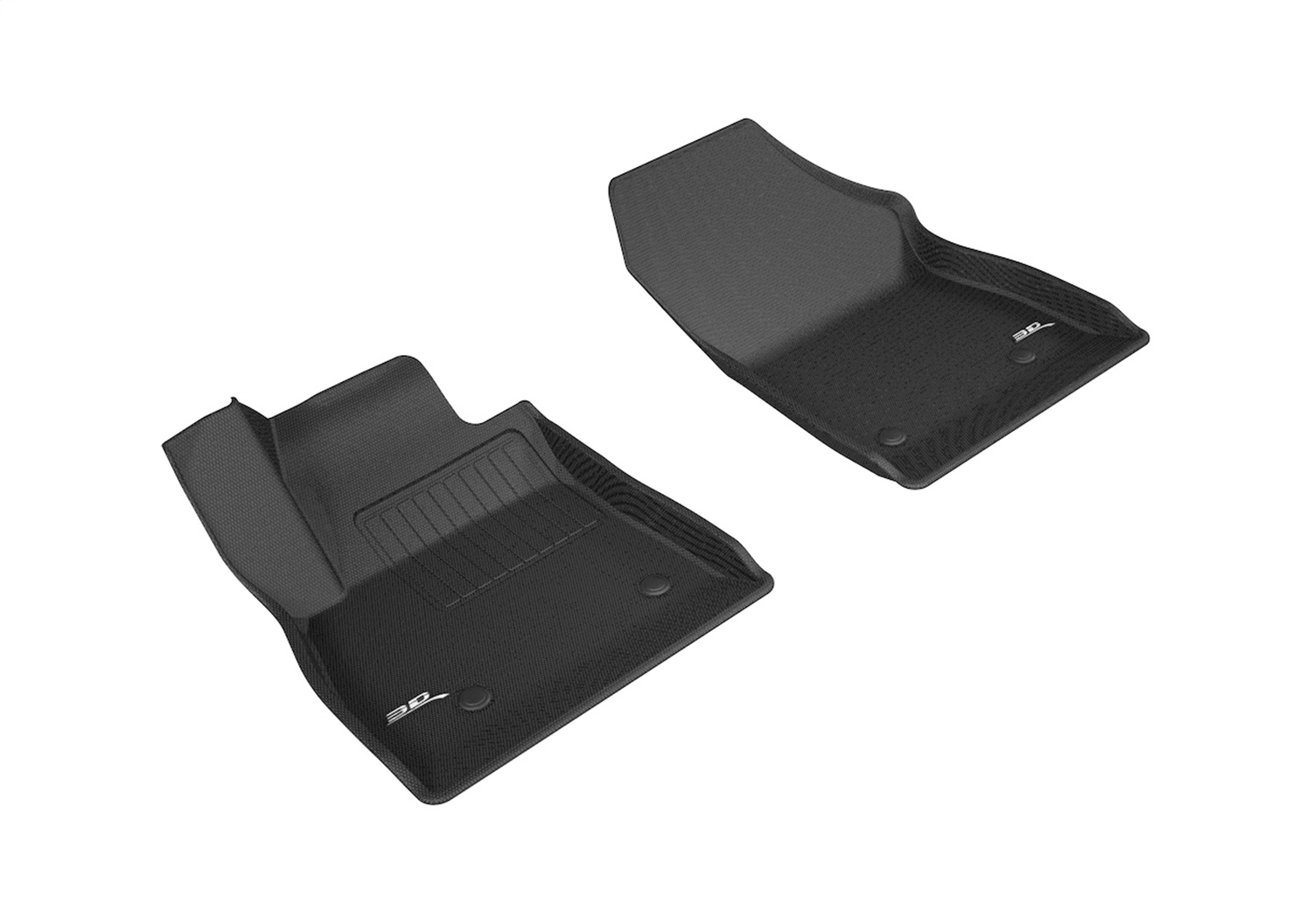 3D MAXpider Fit 2016-2019 Chevrolet Cruze Kagu 1st Row Floormat - Black