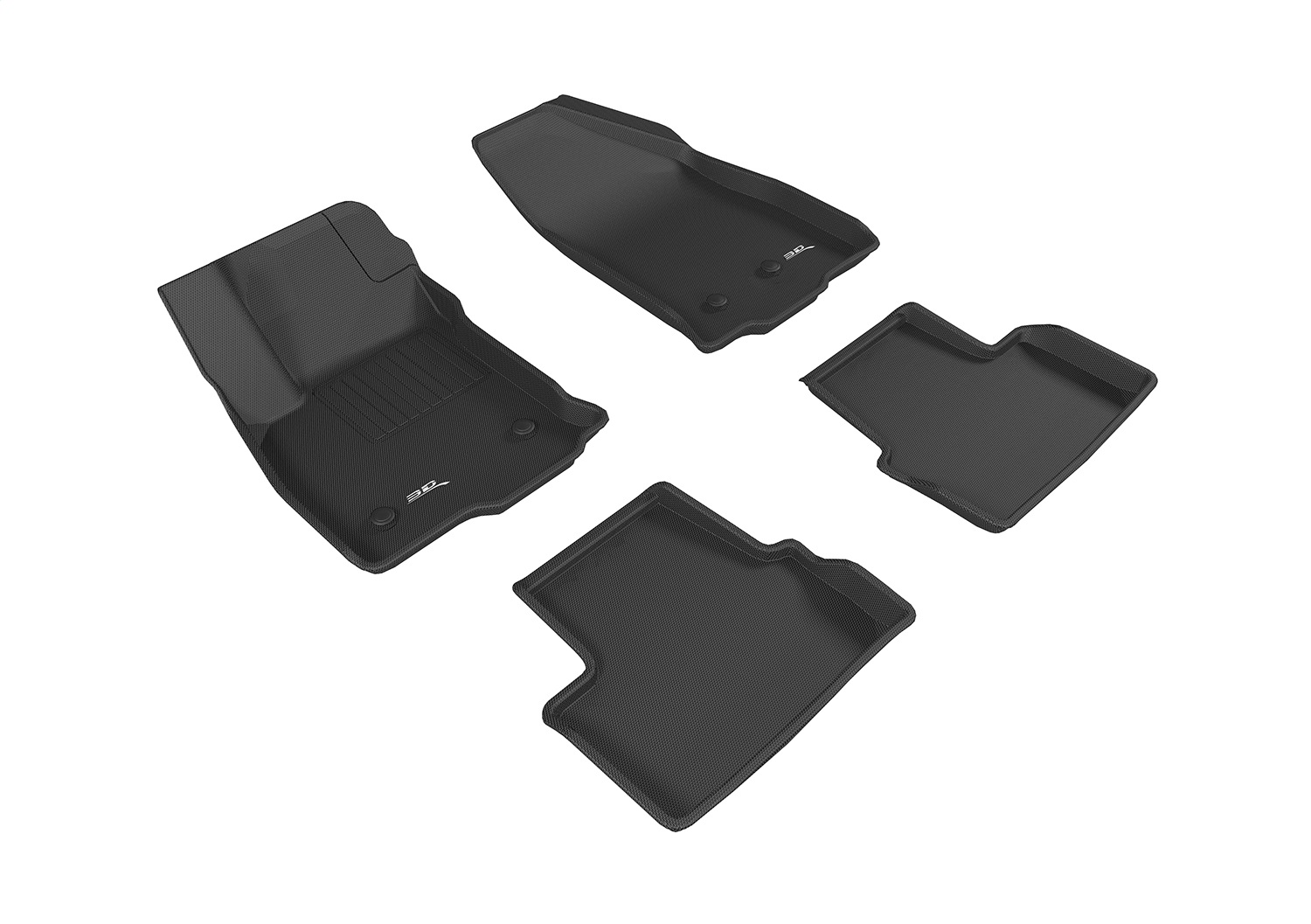 3D MAXpider - L1CH07901509 - Front and Rear - Floor Mat Set