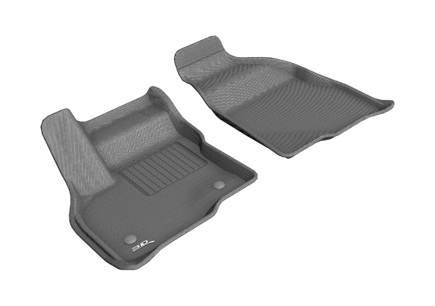 3D MAXpider Fit 2017-2020 Chevrolet Bolt Ev Kagu 1st Row Floormat - Gray