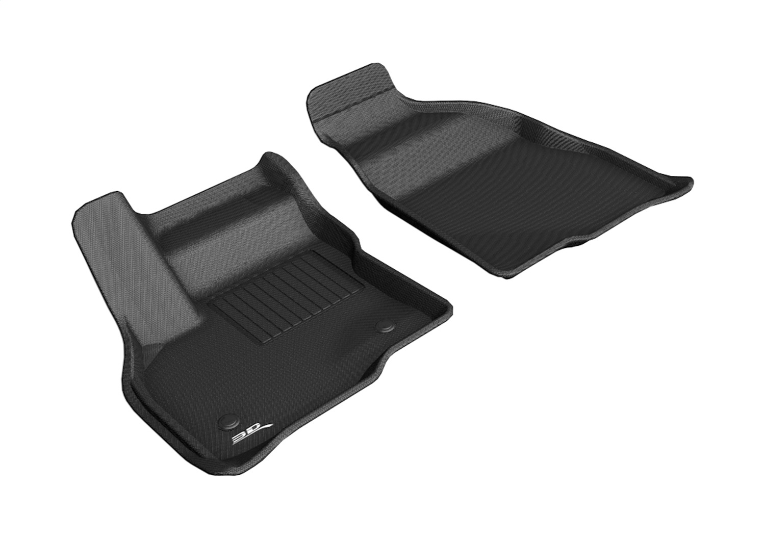 3D MAXpider Fit 2017-2020 Chevrolet Bolt Ev Kagu 1st Row Floormat - Black
