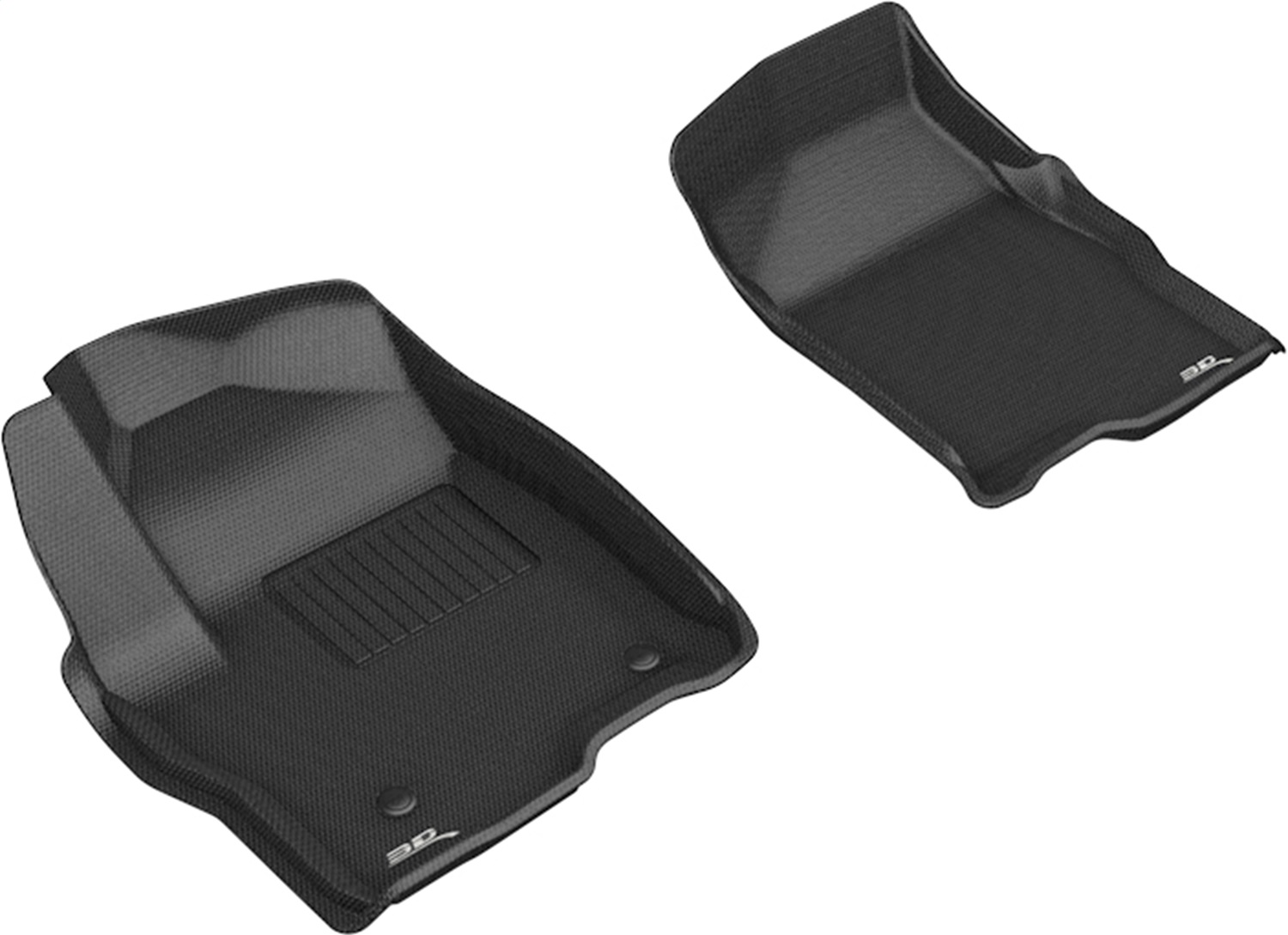3D MAXpider Fit 2019-2020 Sierra 1500/Silverado 1500 Kagu 1st Row Floormat