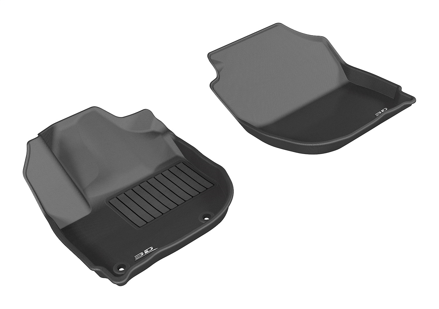 3D MAXpider Fit 2015-2020 Honda Fit/Hr-V Kagu 1st Row Floormat - Black