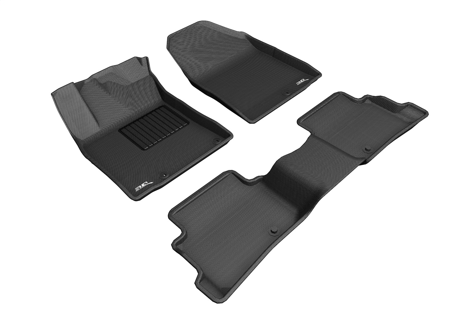 3D MAXpider - L1HY09001509 - Front Rear and Third Row - Floor Mat Set