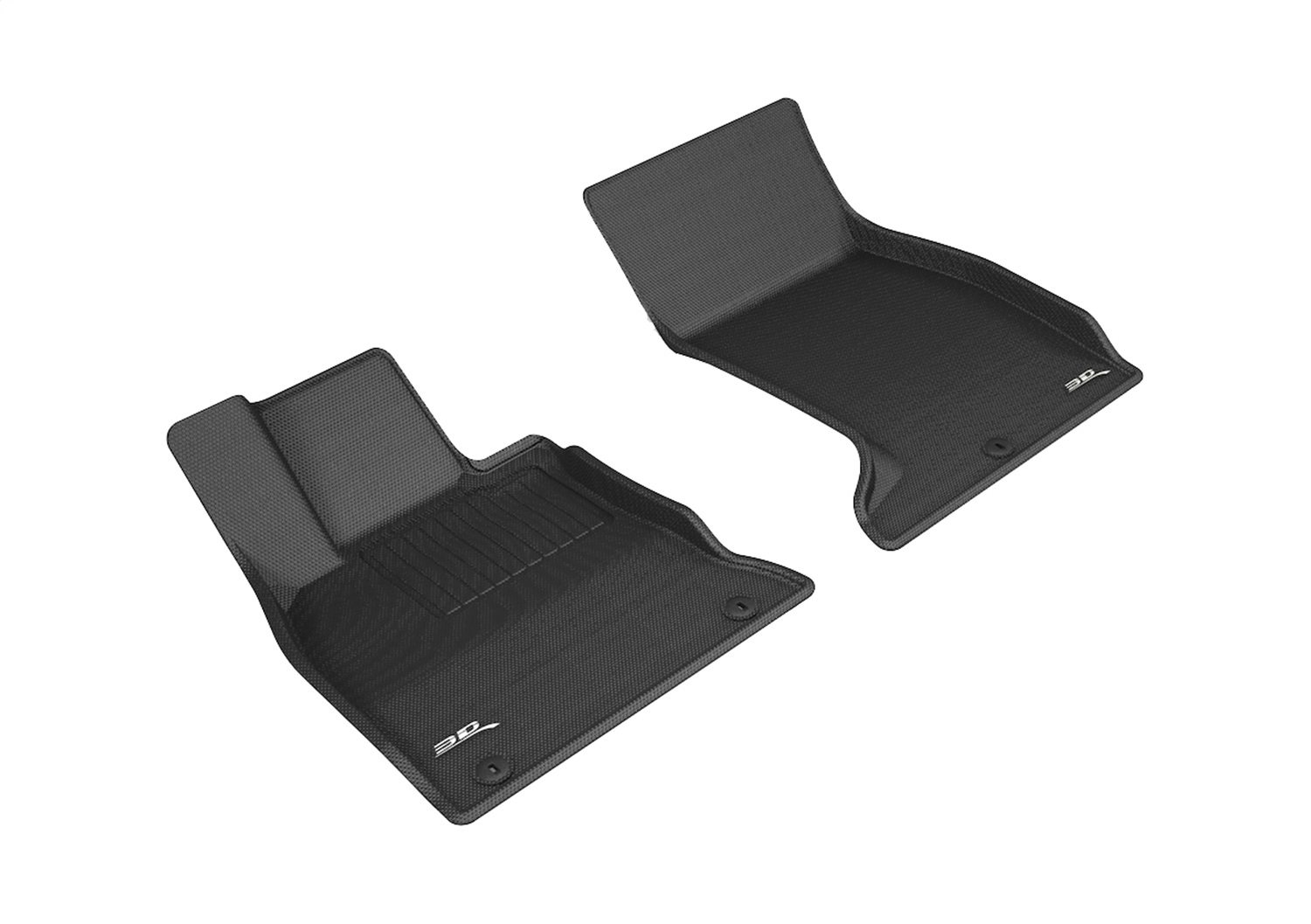 3D MAXpider Fit 2018-2020 Kia Stinger Awd Kagu 1st Row Floormat - Black