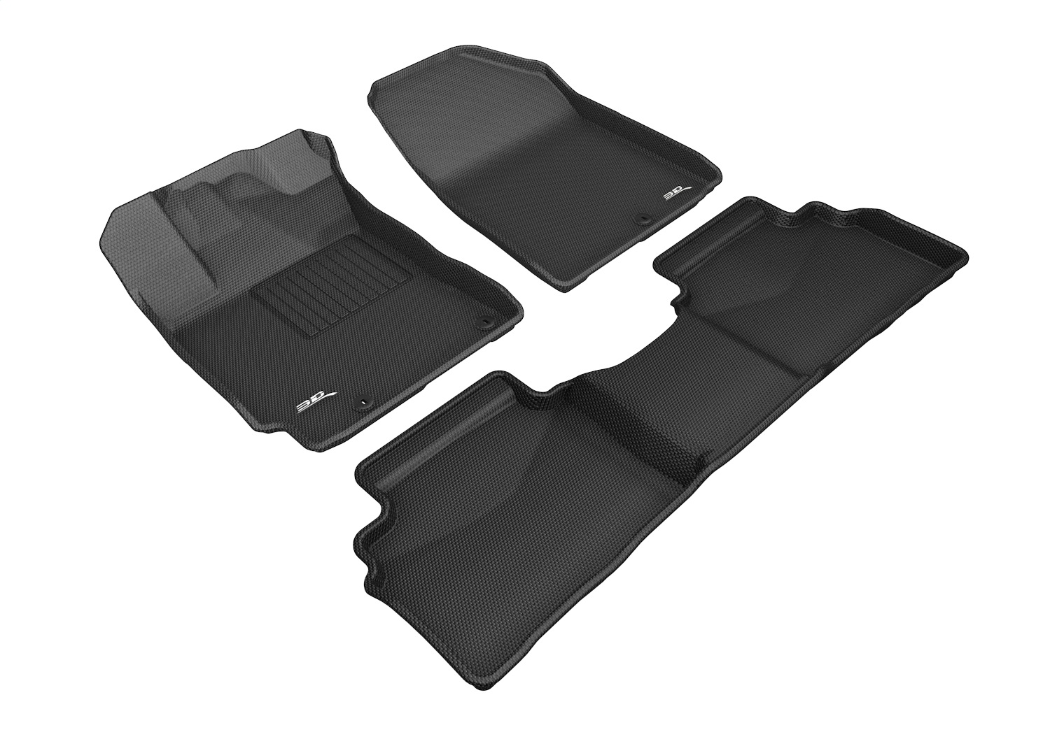 3D MAXpider - L1KA04701509 - Front Rear and Third Row - Floor Mat Set