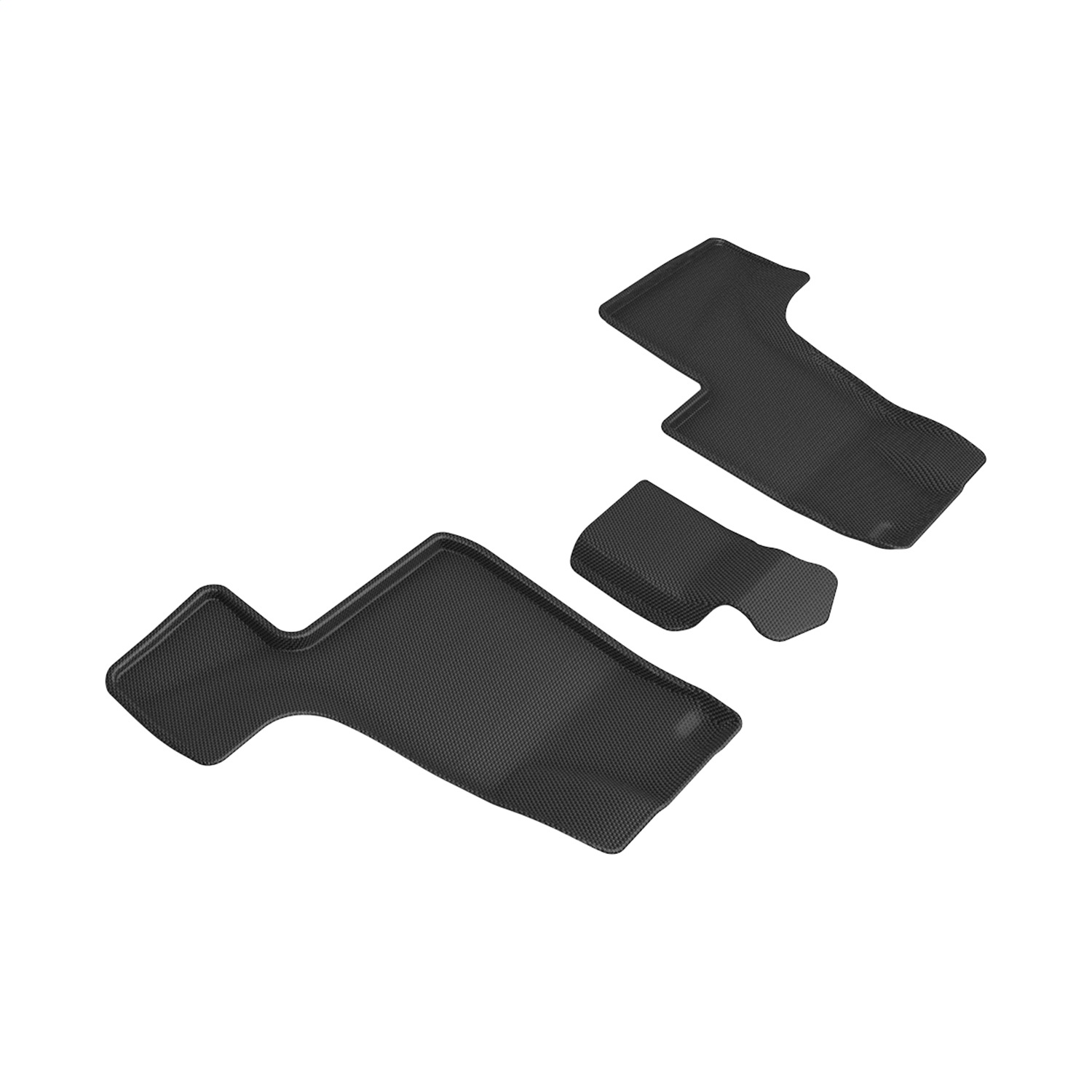 3D MAXpider Fit 20132018 GLS-Class/GL-Class X166 Kagu 3rd Row Floormats - Black