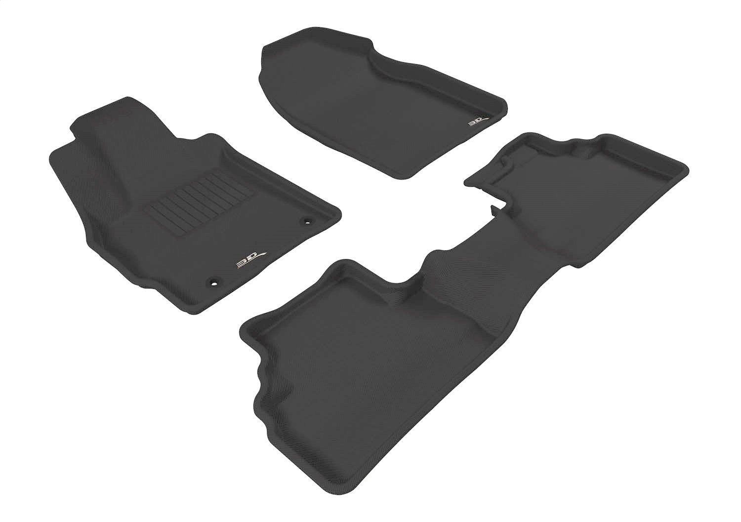 3D MAXpider - L1MZ01601509 - Front and Rear - Floor Mat Set