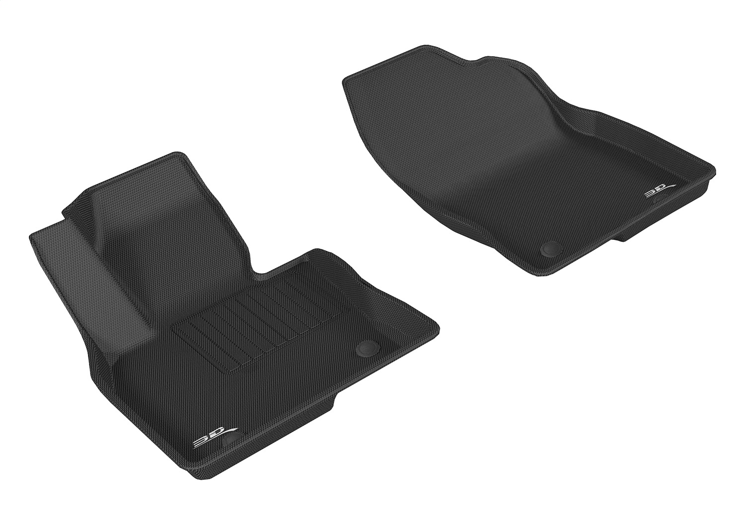 3D MAXpider Fit 2016-2019 Mazda CX-9 Kagu 1st Row Floormat - Black