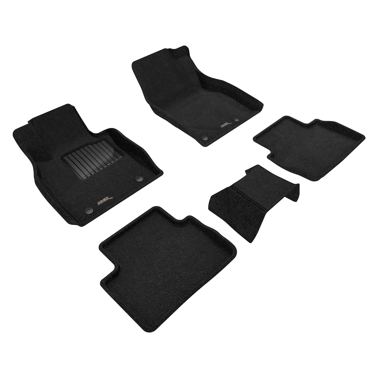 3D MAXpider - L1MZ06704709 - Front and Rear - Floor Mat Set