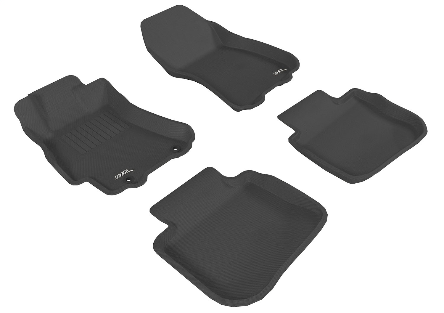 Kagu Rubber L1SB01301502 Tan 3D MAXpider Custom Fit Complete Floor Mat Set for Select Subaru Legacy/Outback Models 