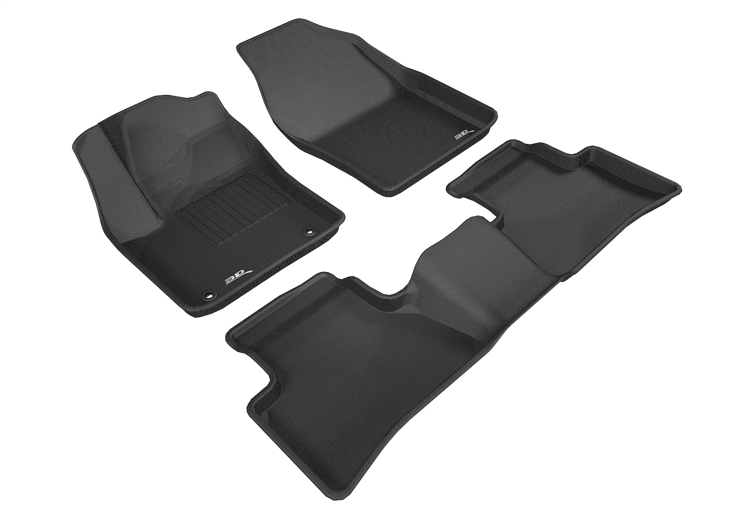 3D MAXpider - L1TY22301509 - Front and Rear - Floor Mat Set