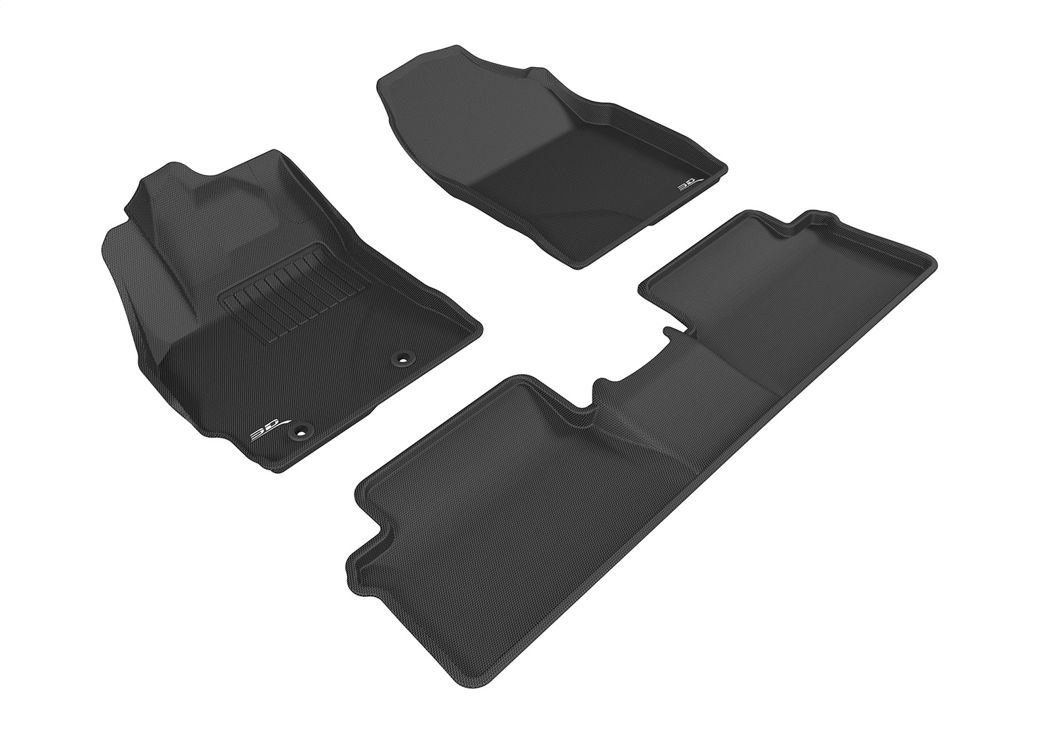 3D MAXpider - L1TY22901509 - Front and Rear - Floor Mat Set